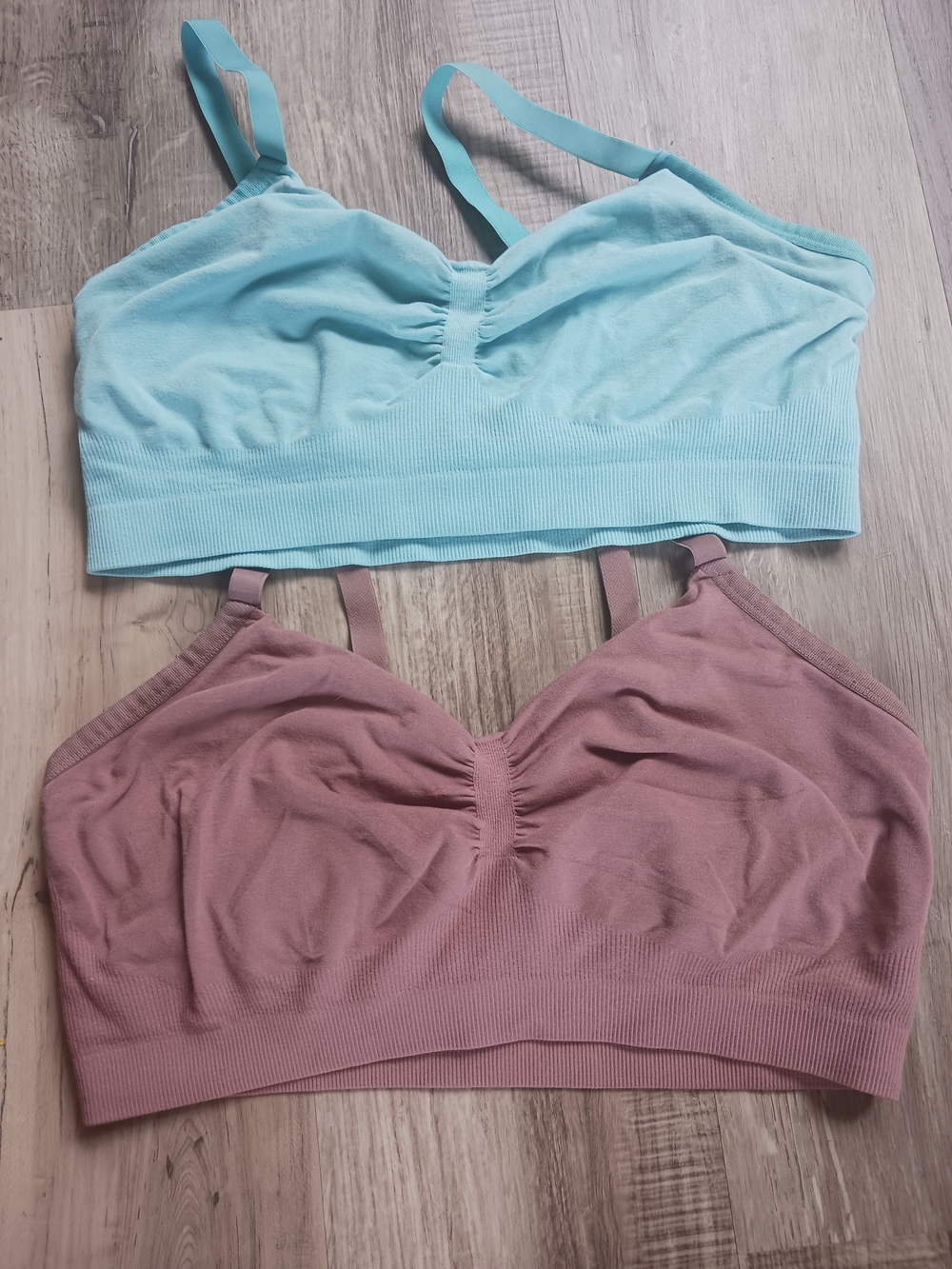 2 | Kindred Bravely Bamboo Nursing & Pumping Bralette Duo in Light Blue & Mauve